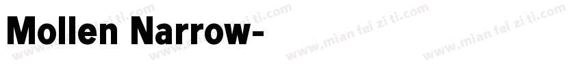 Mollen Narrow字体转换